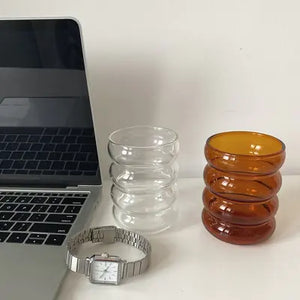 Wave Shape Glass Cup Rieworkes