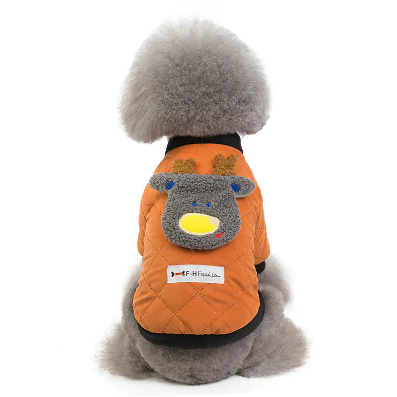 Cute Winter Padded Dog Jacket for Autumn/Winter Mimarta