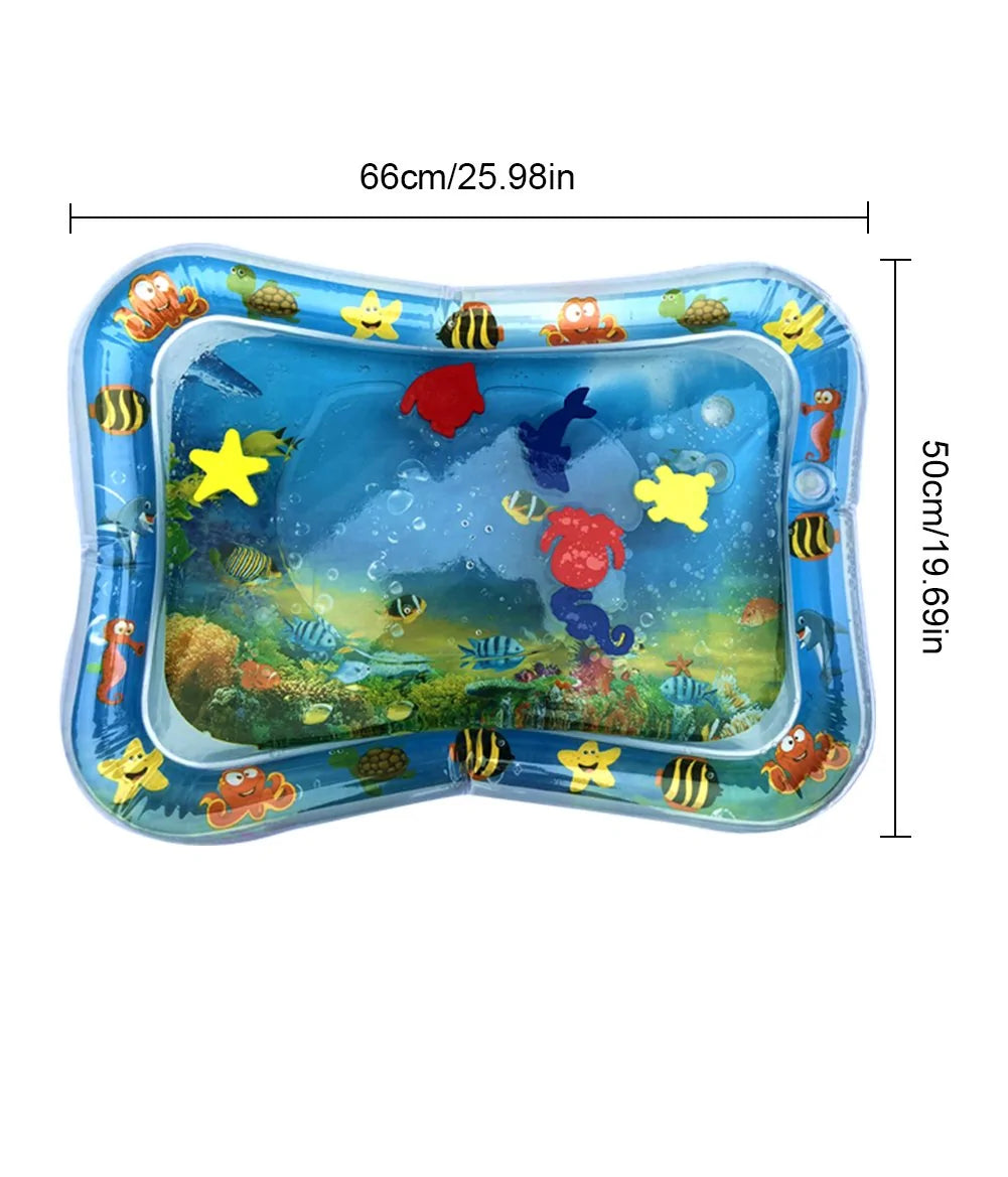 Tummy Time Inflatable Water Mat for Babies Rieworkes