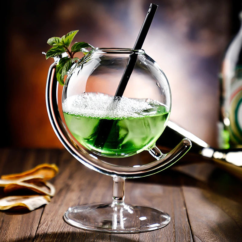 Globe Design Cocktail Glass Rieworkes
