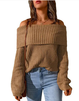 Off-the-Shoulder Sweater Rieworkes