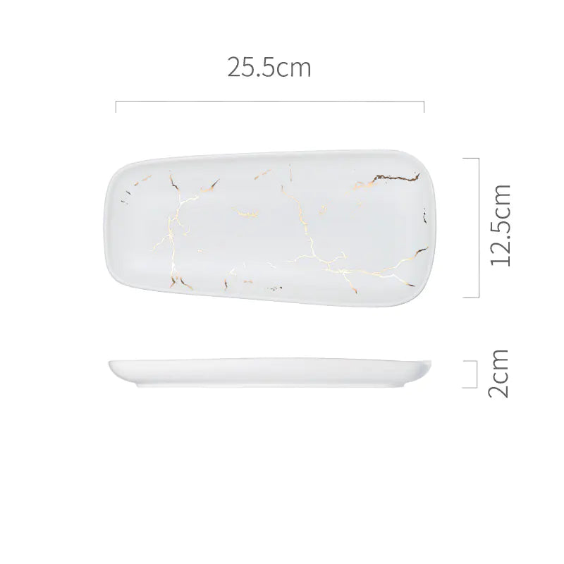 Nordic Style Fish Plate - Creative Ceramic Dish Mimarta