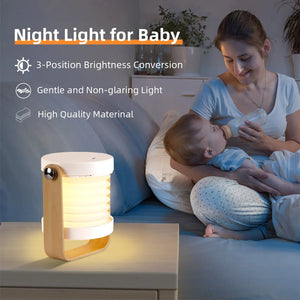 Camping Light Lantern Light Night Light Telescopic Led Table Lamp Folding Usb Light 3d Creative Product Portable Light Mimarta