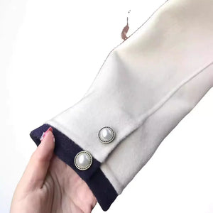 Audrey Hepburn Style Wool Blend Long Dress Coat Mimarta