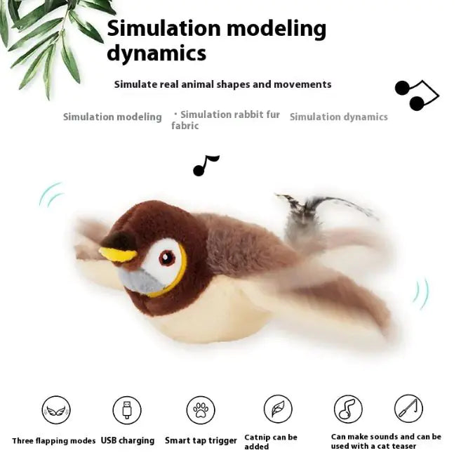 Flapping Bird Cat  Toy Mimarta