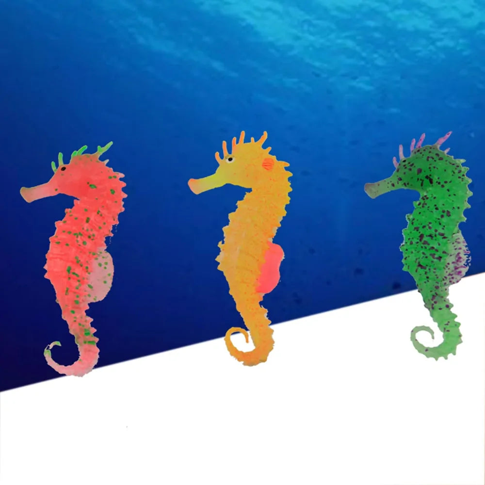 Luminous Seahorse Aquarium Decoration Rieworkes