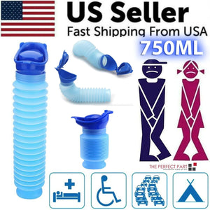 Male Female Portable Urinal Travel Camping Car Toilet Pee Bottle Emergency Kit Rieworkes