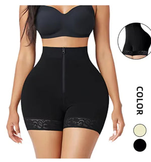 High-Waisted Zipper Shapewear with Butt Lifter Rieworkes
