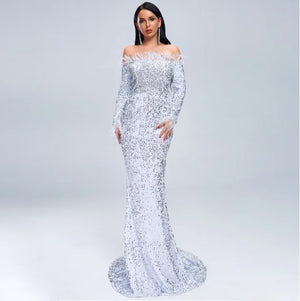 Elegant Evening Dress Rieworkes
