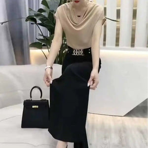 2023 Women's Casual Wide-Leg Skirt Set for Summer Mimarta