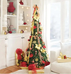 Decorative Foldable Colorful Spiral Christmas Tree Rieworkes