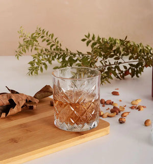 Paşabahçe 52790 Timeless 4 Pieces Whiskey and Water Glasses, 345 cc Rieworkes