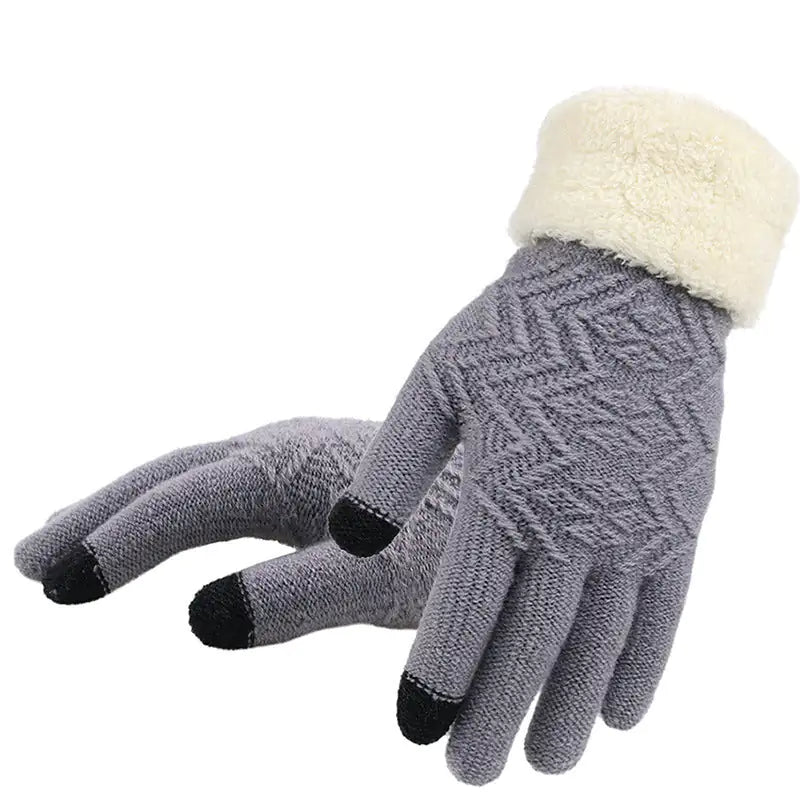Winter knitted gloves Mimarta