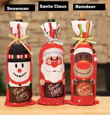 Wine Bottle Cover Christmas Decorations Rieworkes