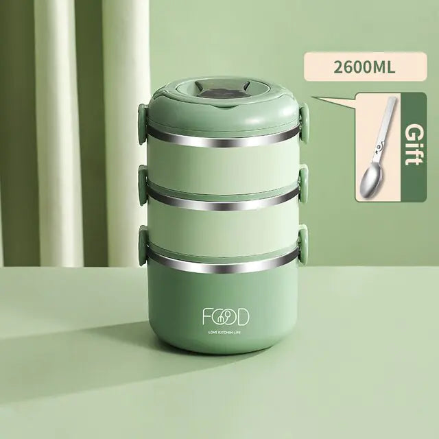 Multi-Layer Stainless Steel Lunch Box Rieworkes