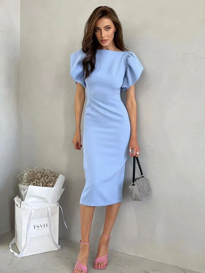 High-Waist Sheath Dress Rieworkes
