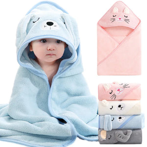 Cartoon Animal Baby Bath Towels Rieworkes