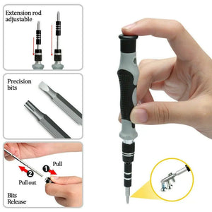Magnetic Screwdriver Bit Set For iPhone Macbook Tool Kit Set Repair Watch 117PCS Rieworkes