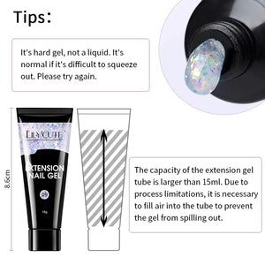 Extension Gel Nail Polish Kit Set Rieworkes