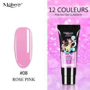 Poly Acrylic Gel: 15ML UV Gel for Nail Extension - 38 Colors Rieworkes