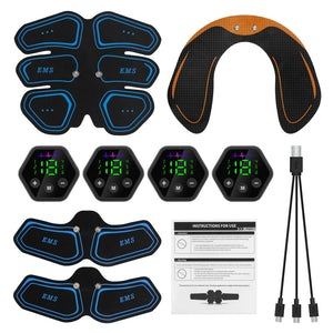 EMS Abdominal & Hip Trainer Toner: USB Fitness Gear for Home Gym Rieworkes
