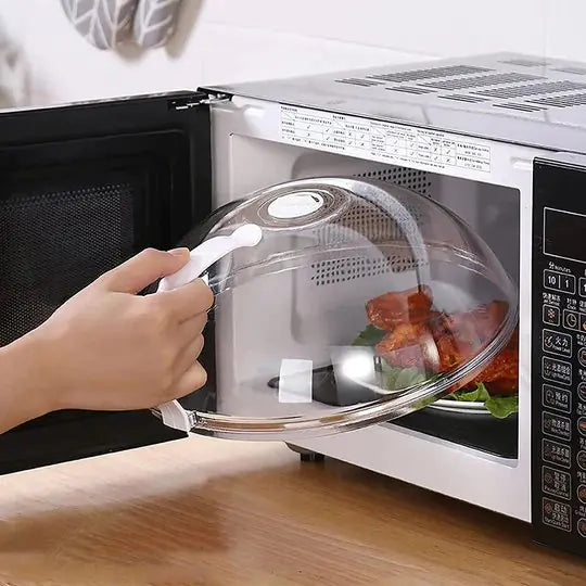 Microwave Food Cover -Transparent High-temperature Resistant Plastic Cover Rieworkes
