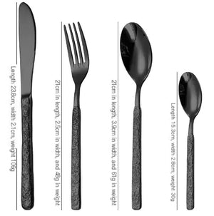 4pcs Stainless Steel Cutlery Set for Christmas Dinner Mimarta