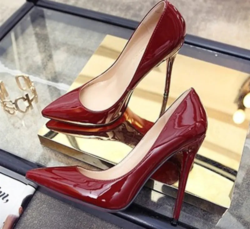 12cm Stiletto Pointed Toe Women’s Casual Shoes Mimarta