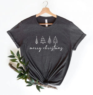 Merry Christmas, Christmas Trees T-Shirt Rieworkes