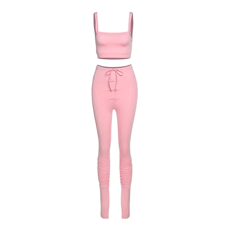 Summer Women's Casual Outfit with Off-Shoulder Design Mimarta