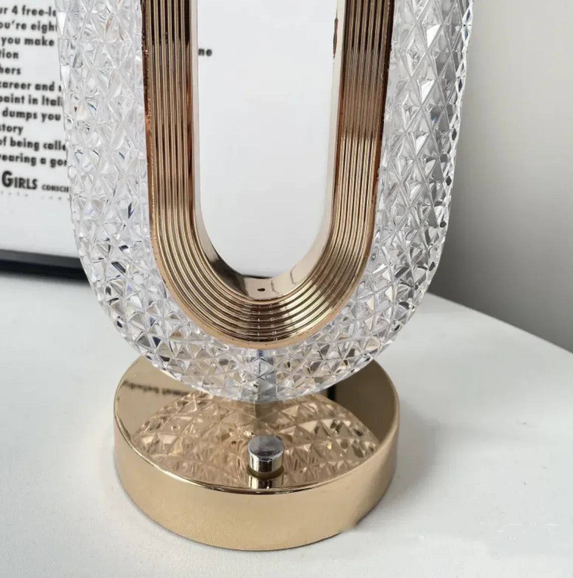 Crystal Touch Desk Lamp – Light Luxury Home Decor Rieworkes