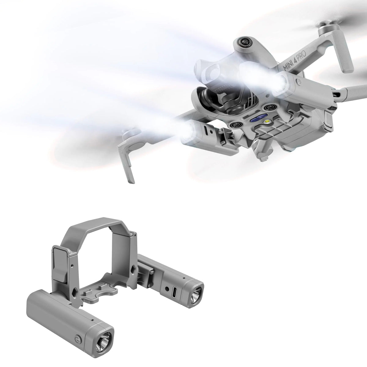 STARTRC PHOTO LED Night Flight Aassist Light for DJI Mini 4 Pro AccessoriesSearchlight Night Flight/Emergency Flashers/Flight Light Headlight for DJI Mini 4 Pro Mimarta