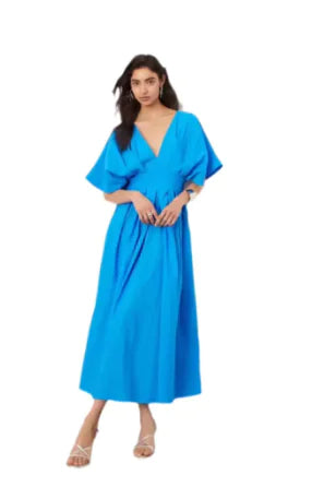 Elegant Pleated Maxi Dress Rieworkes