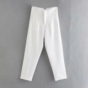 Chic Office Lady Straight Pants Rieworkes