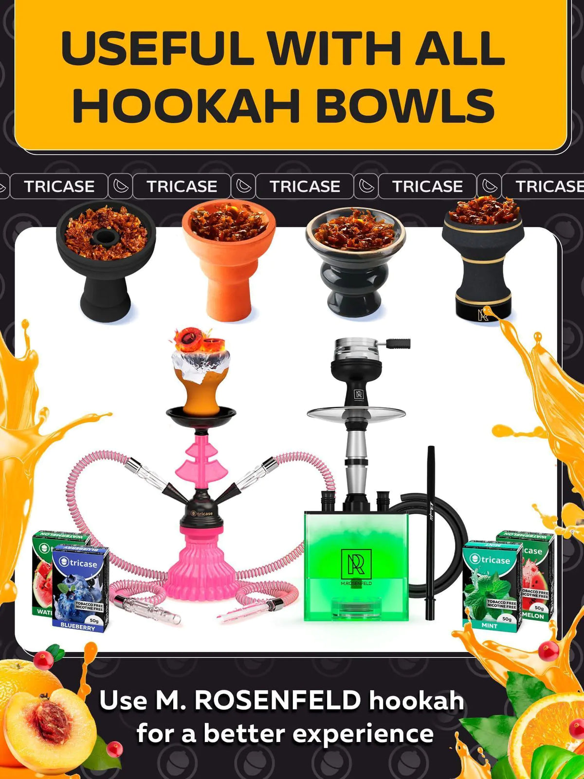 Shisha Hookah fruitage set Shisha Flavors 100 Gram Set fruitage Flavor Hookah Rieworkes