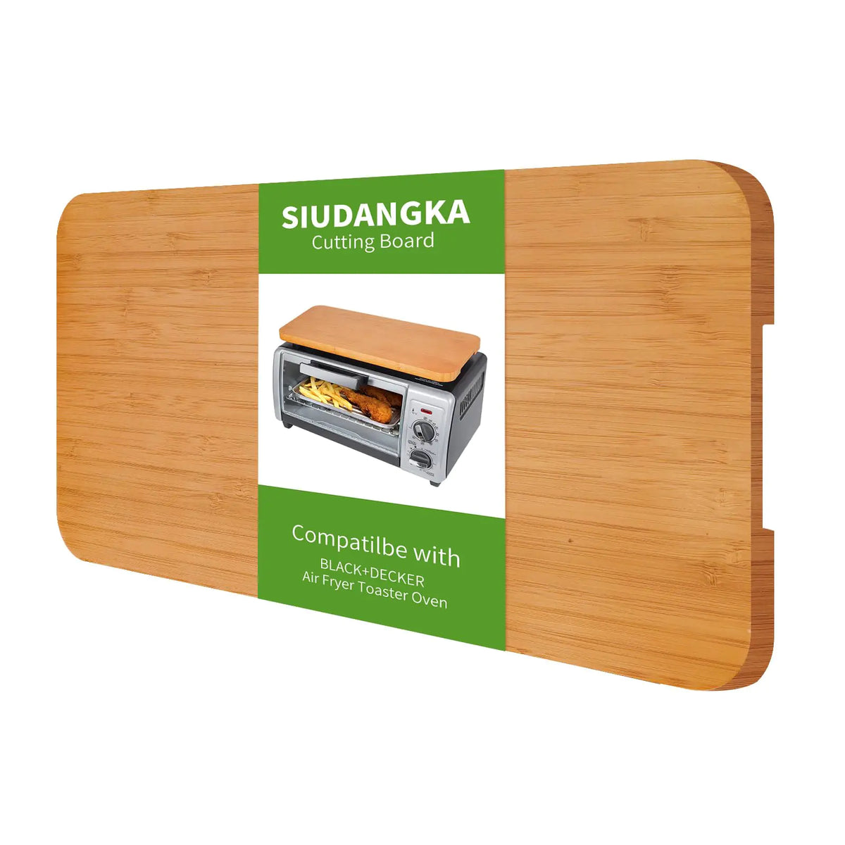 SIUDANGKA Cutting Board Compatible with BLACK+DECKER 8-Slice Extra Wide Convection Toaster Oven Heat Resistant Large Bamboo Cutting Board Accessories for BLACK+DECKER Toaster Ovens Countertop Mimarta