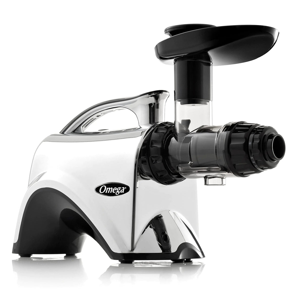 Omega NC900HDC Cold Press Juicer Machine Vegetable and Fruit Juice Extractor and Nutrition System Dual-Stage Slow Masticating Juicer 150 W Metallic Mimarta