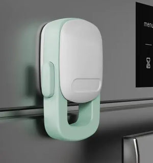 Baby Proofing Kit Oven Door Lock Child proof Safety Product for Kitchen Double Button Heat-Resistant Easy to Install (Green 1 PACK) Mimarta