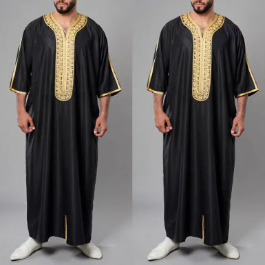 Islam Men Clothing Kaftan Muslim Fashion Robe Rieworkes