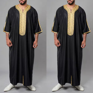 Islam Men Clothing Kaftan Muslim Fashion Robe Rieworkes