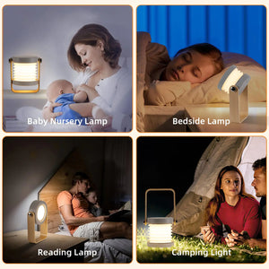 Camping Light Lantern Light Night Light Telescopic Led Table Lamp Folding Usb Light 3d Creative Product Portable Light Mimarta