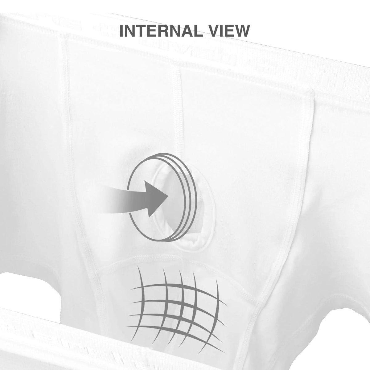 DAVID ARCHY Men's Underwear Micro Modal Dual Pouch Trunks Support Ball Pouch Bulge Enhancing Boxer Briefs for Men 4 Or 7 Pack White - 6.5" in 3 Pack Large Rieworkes