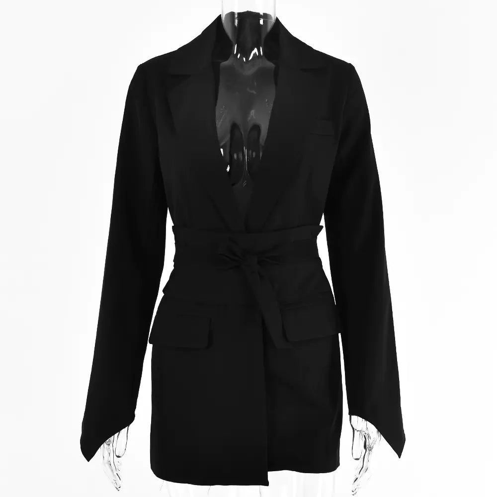 2022 Summer Women's Casual Suit with Long Sleeve Jacket Mimarta