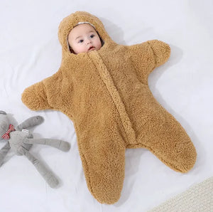 Home Fashion Simple Pentagram Shape Baby Cuddling Quilt Rieworkes