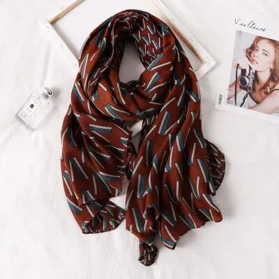 Plaid Scarf for Women Rieworkes