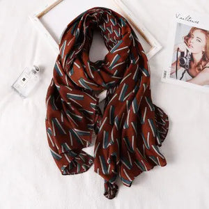 Plaid Scarf for Women Rieworkes