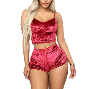 Ladies Satin Pajama Set Rieworkes