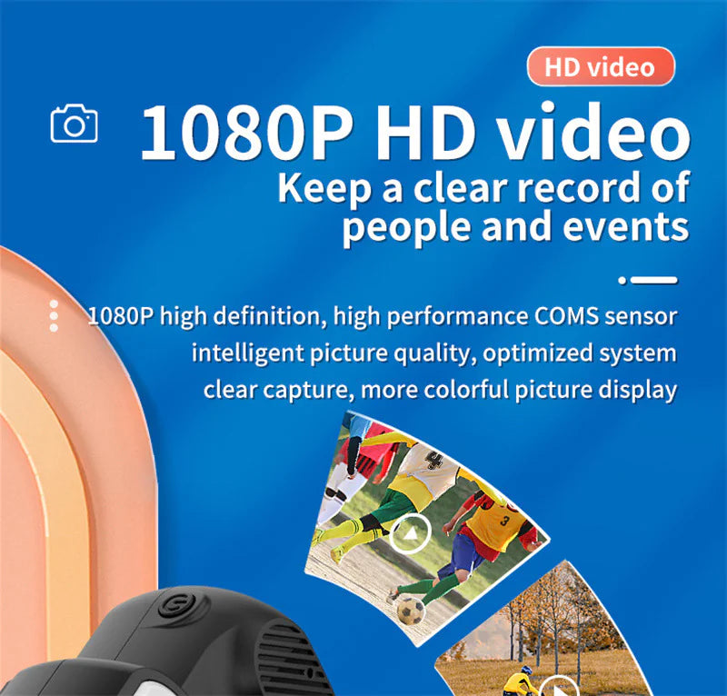 Compact 1080p HD Retro Mini Camera - Perfect Pocket-Sized Gift for Any Occasion! Mimarta