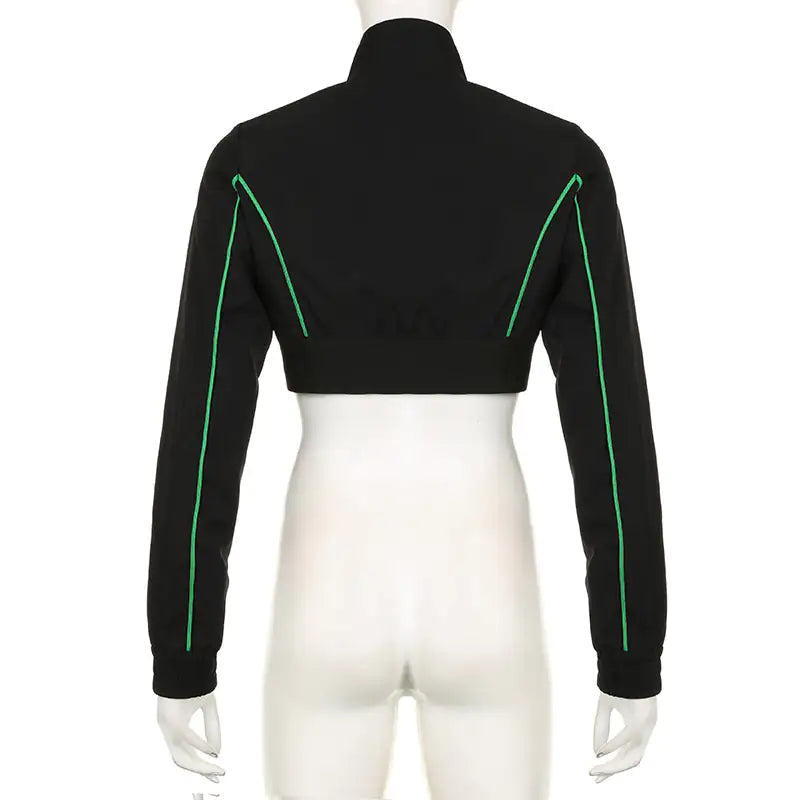 Cropped Zipper Jacket Rieworkes