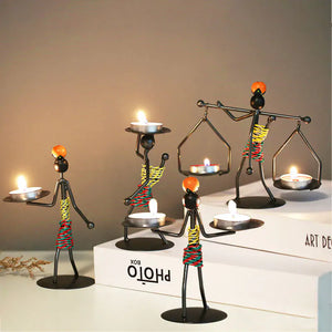 Modern Iron Man Candlestick Rieworkes